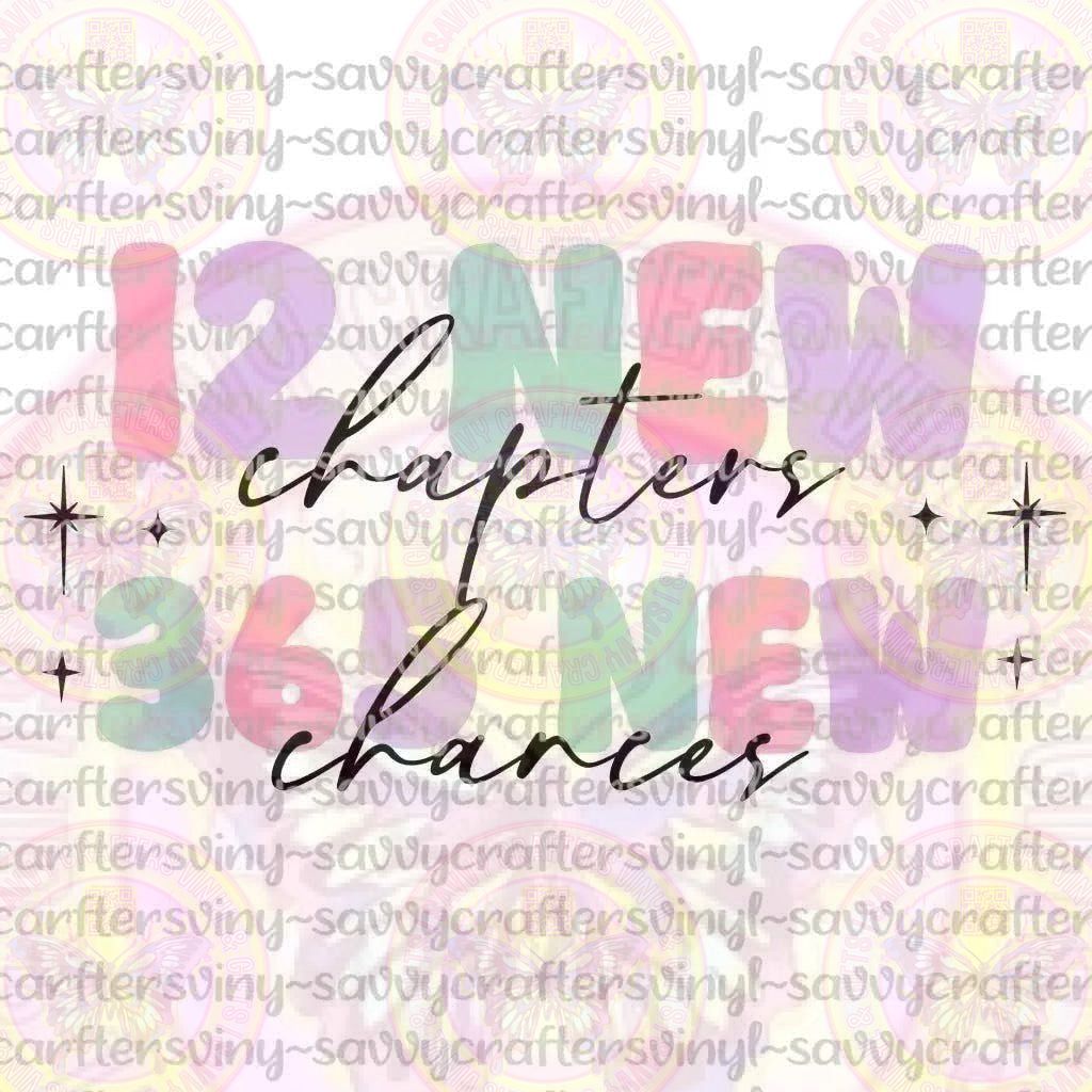 12 New Chapters 365 New Chances - Savvy Crafters Vinyl & Gifts