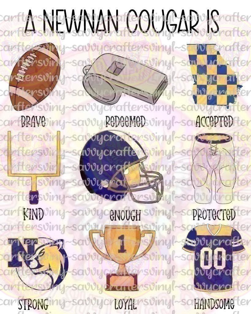 A Newnan Cougar Is - Savvy Crafters Vinyl & Gifts