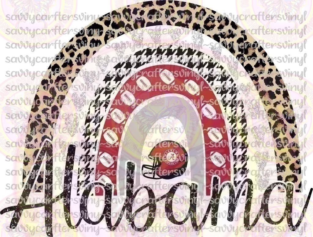 Alabama Glitter Rainbow - Savvy Crafters Vinyl & Gifts