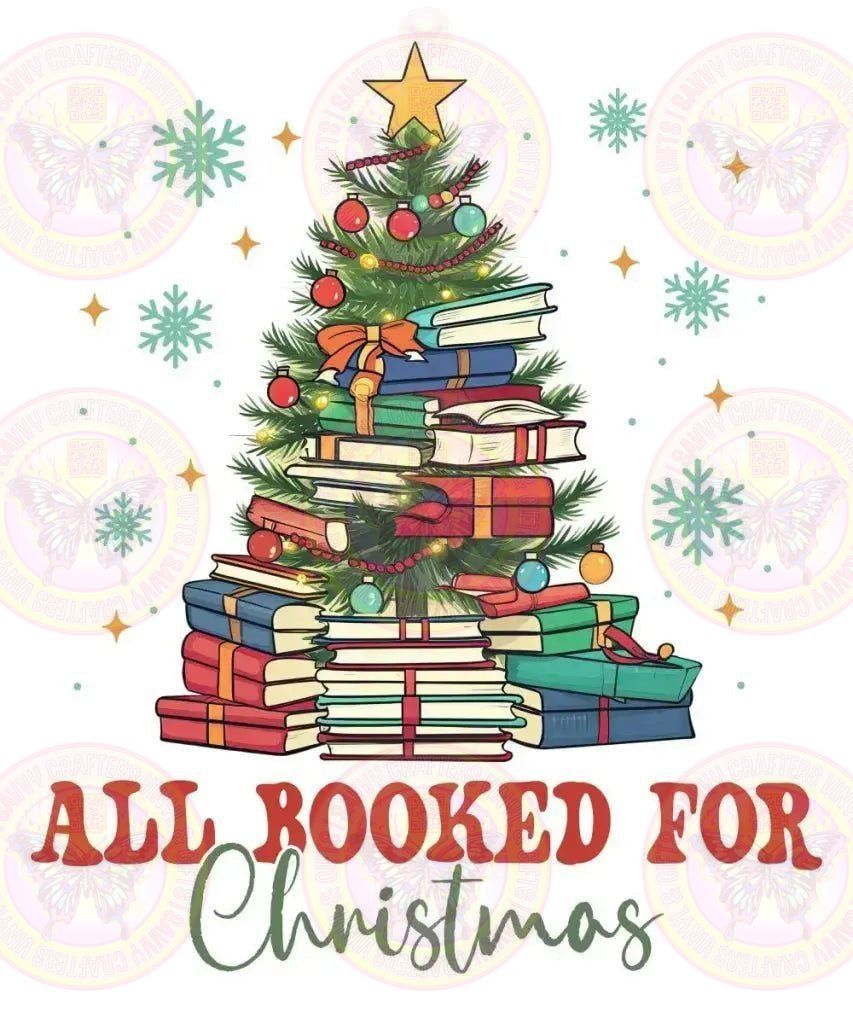 All Booked for Christmas - Savvy Crafters Vinyl & Gifts