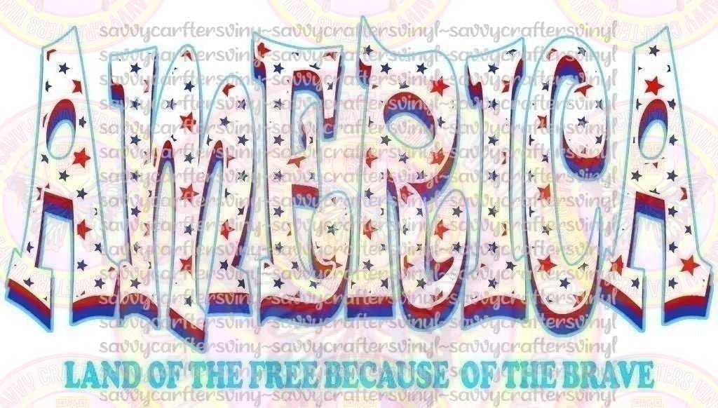 America Stars - Savvy Crafters Vinyl & Gifts