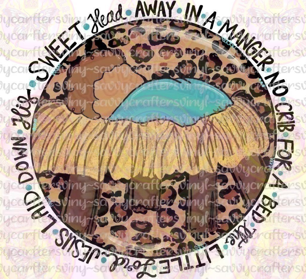 Away in a Manger Black Baby - Savvy Crafters Vinyl & Gifts
