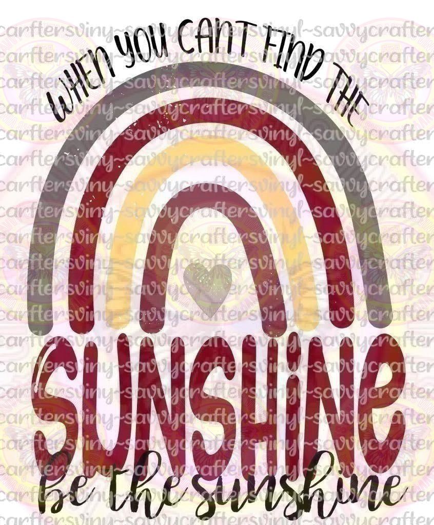 Be the Sunshine Grey - Savvy Crafters Vinyl & Gifts