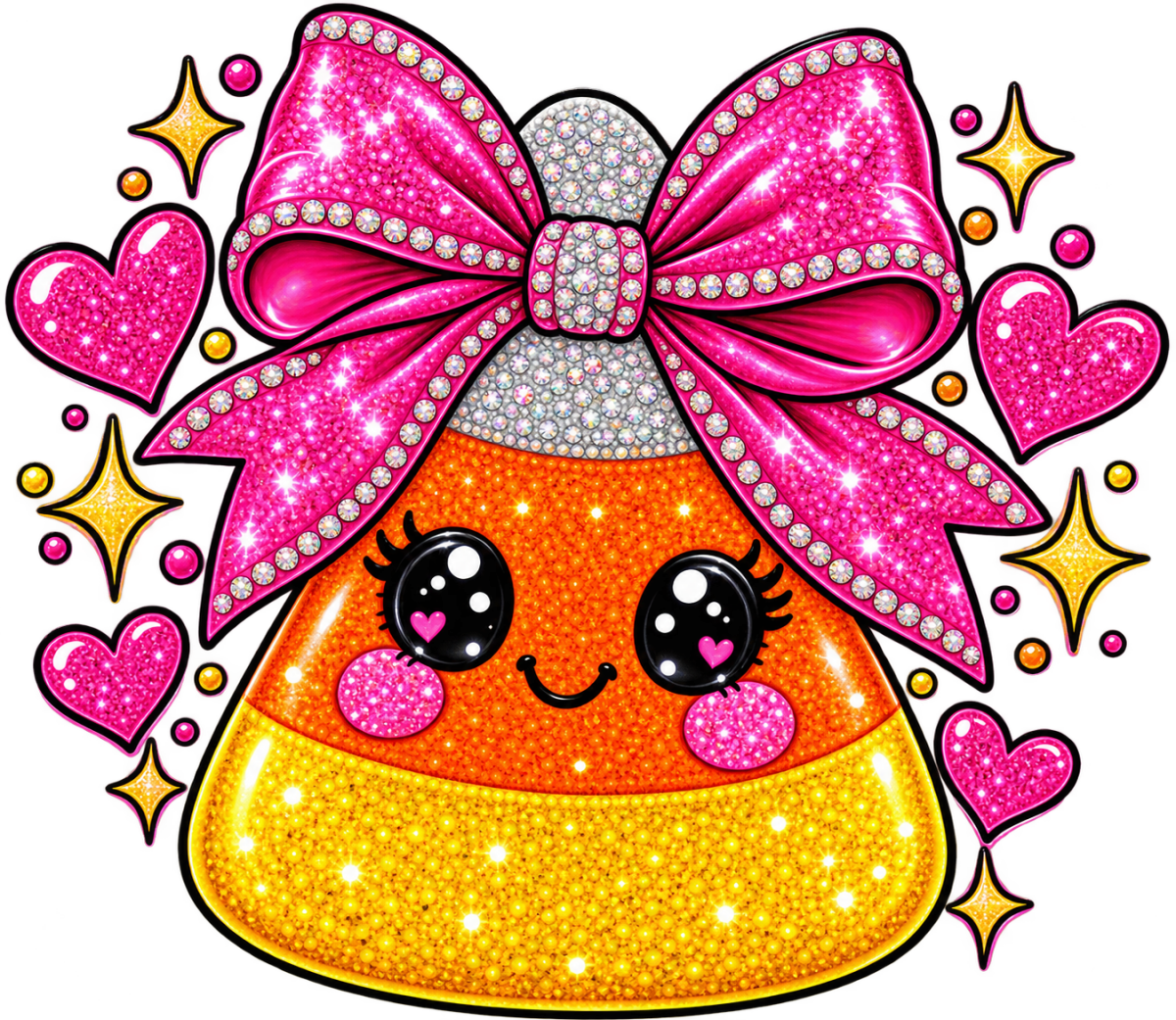 Bejeweled Candy Corn - Savvy Crafters Vinyl & Gifts
