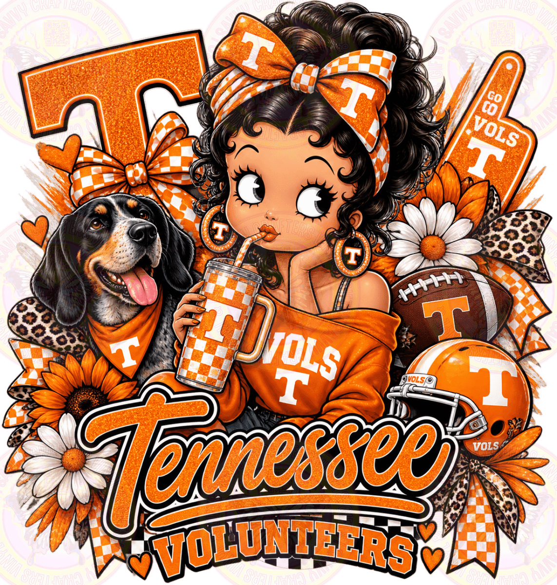 Betty Go Vols - Savvy Crafters Vinyl & Gifts