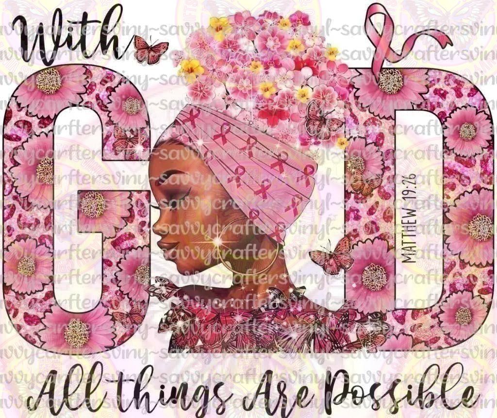 Bible verse Pink Breast Cancer Queen - Savvy Crafters Vinyl & Gifts
