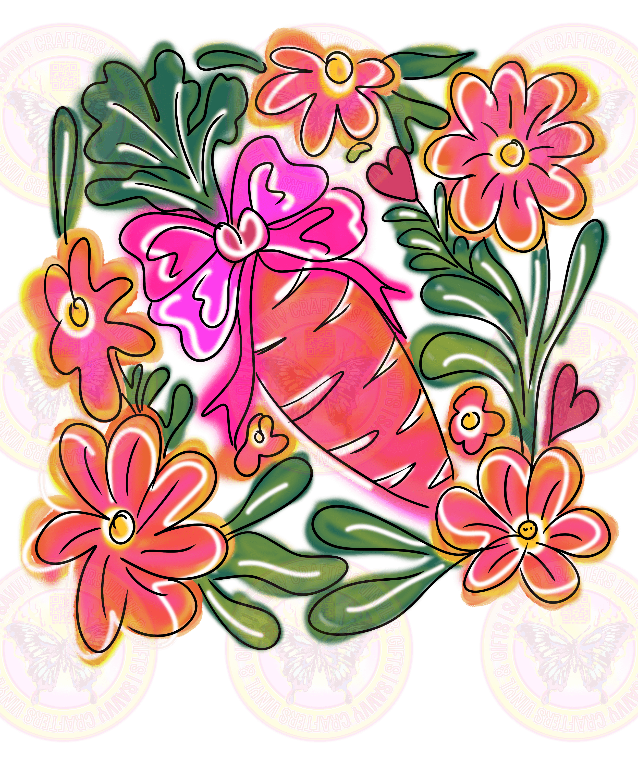 Boho Coquette Easter - Savvy Crafters Vinyl & Gifts