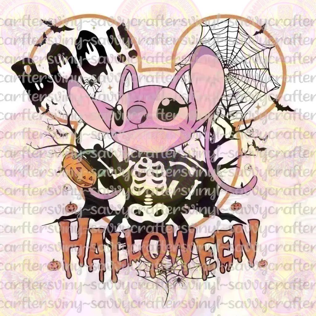Boo Halloween Pink Alien Character Tv Kids - Savvy Crafters Vinyl & Gifts