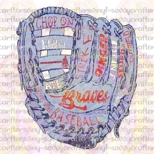 Braves Glove Tribute - Savvy Crafters Vinyl & Gifts