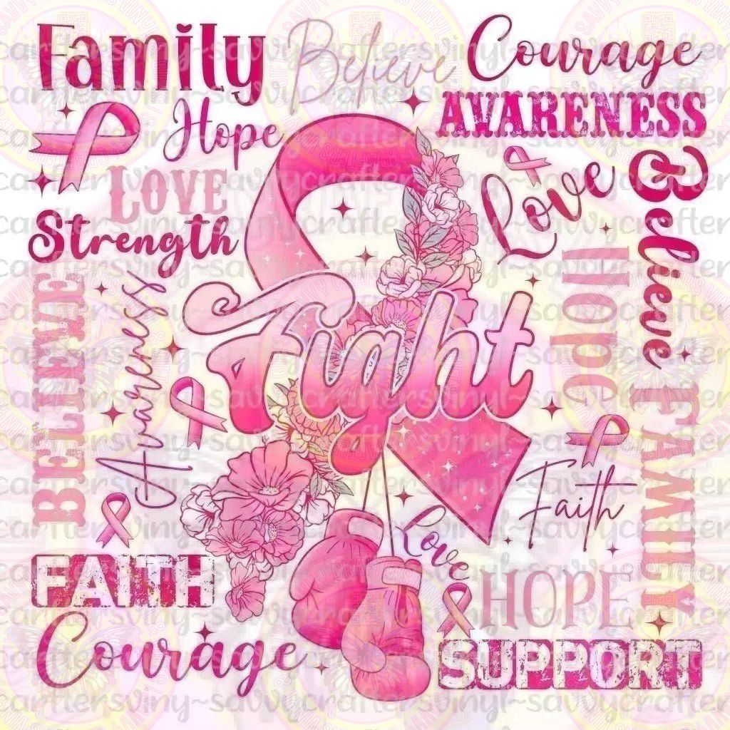 Breast Cancer Support - Savvy Crafters Vinyl & Gifts