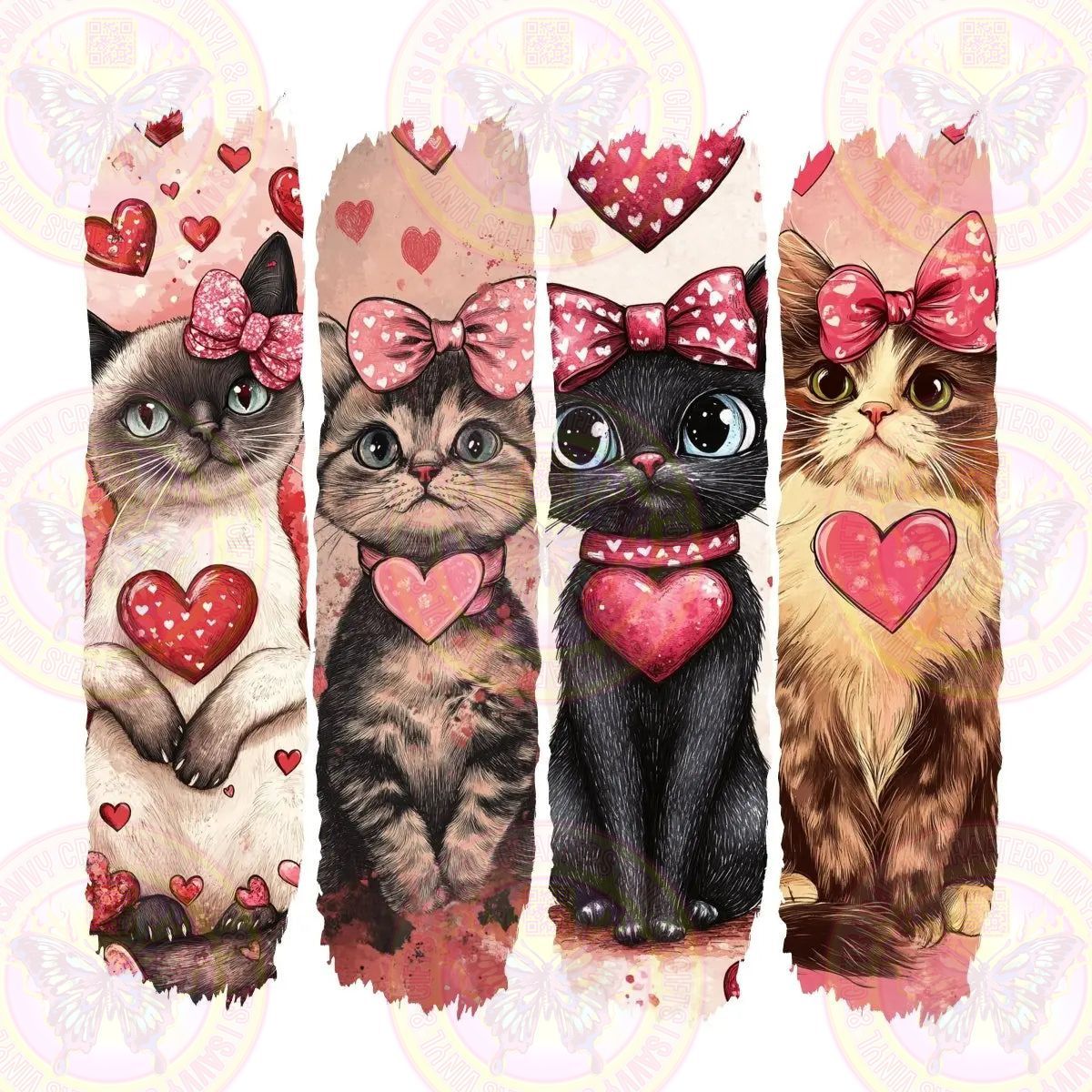 Cat is my Valentine - Savvy Crafters Vinyl & Gifts