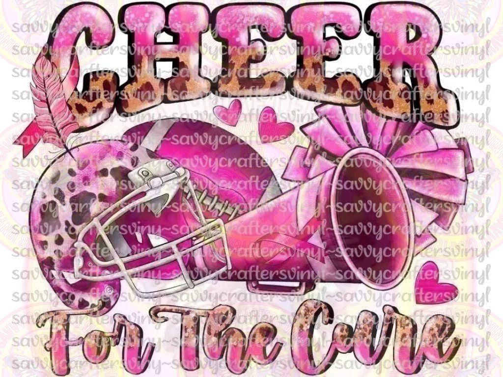 Cheer for a Cure Pink Breast Cancer - Savvy Crafters Vinyl & Gifts