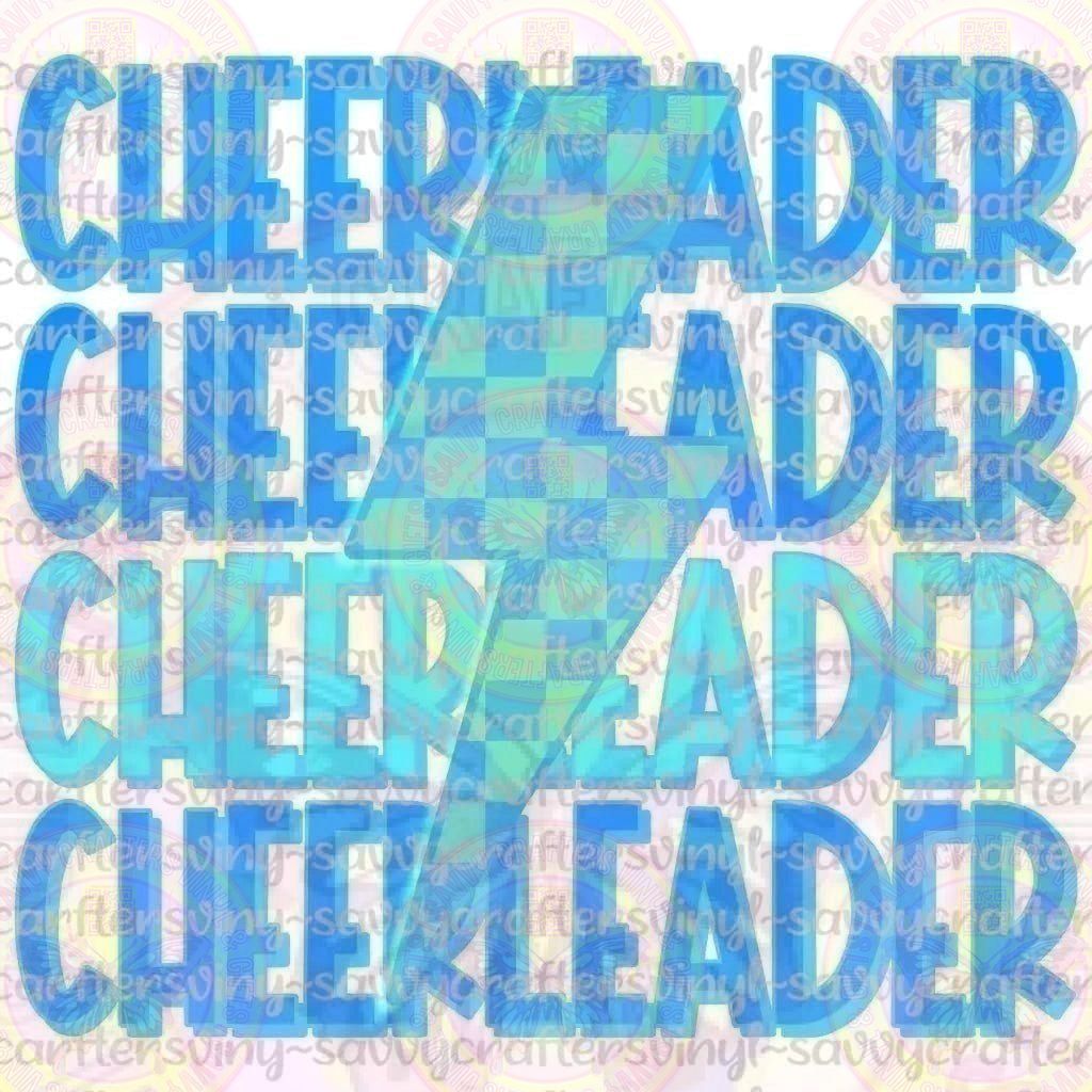 Cheerleader Blue Teal - Savvy Crafters Vinyl & Gifts