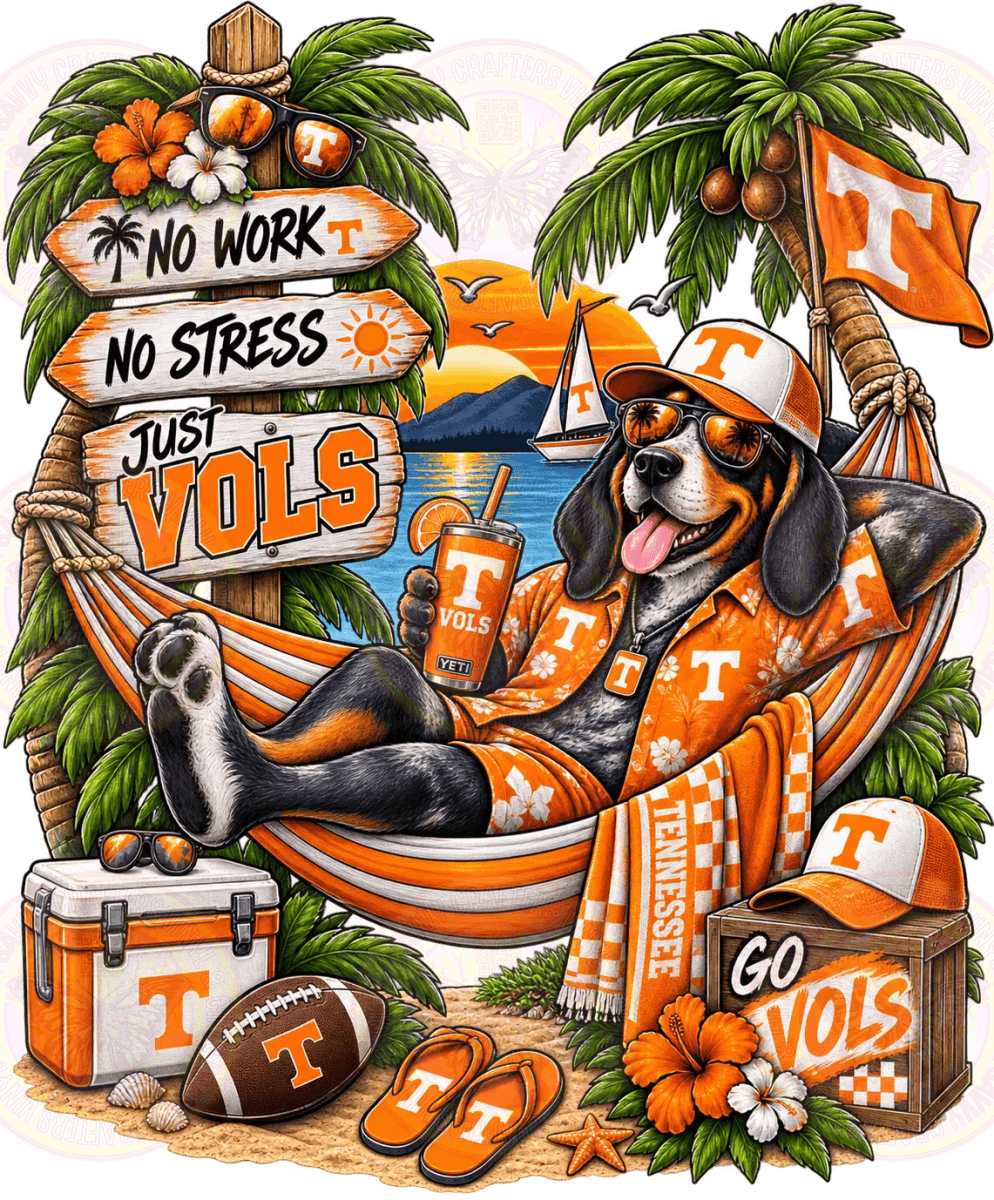Chill It's Tennessee Vols - Savvy Crafters Vinyl & Gifts