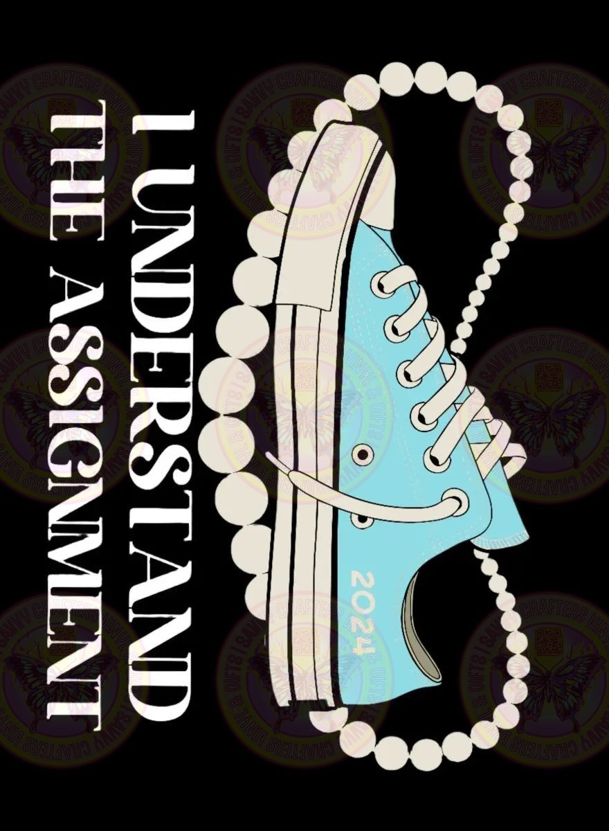 Chucks and Pearls Teal - Savvy Crafters Vinyl & Gifts