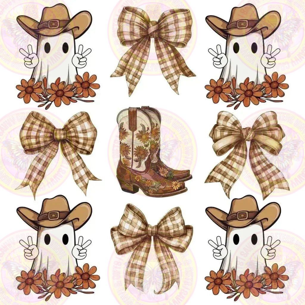 Coquette Halloween Boo's and Boots - Savvy Crafters Vinyl & Gifts