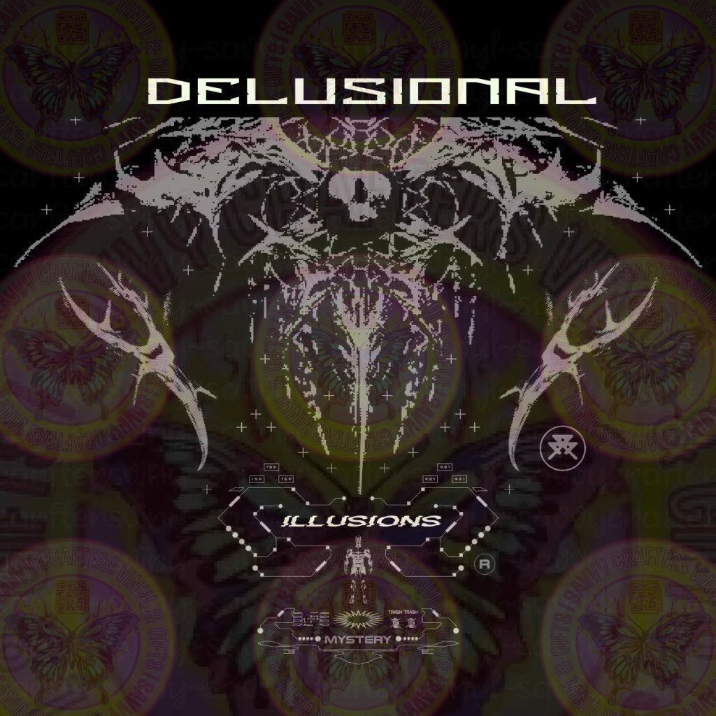 Delusional GothCore Transfer - Savvy Crafters Vinyl & Gifts