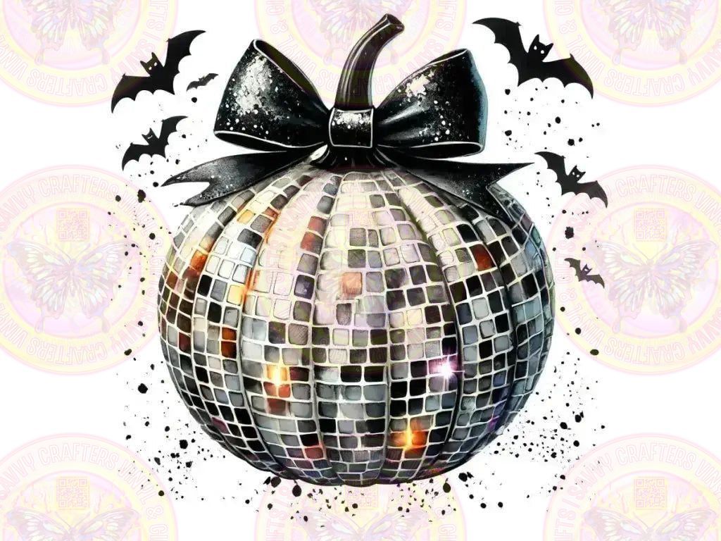 Disco Ball Coquette Bow and Bats - Savvy Crafters Vinyl & Gifts