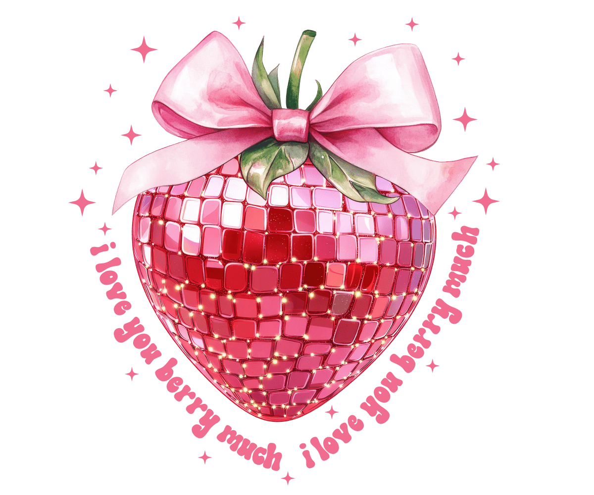 Disco Strawberry Love - Savvy Crafters Vinyl & Gifts