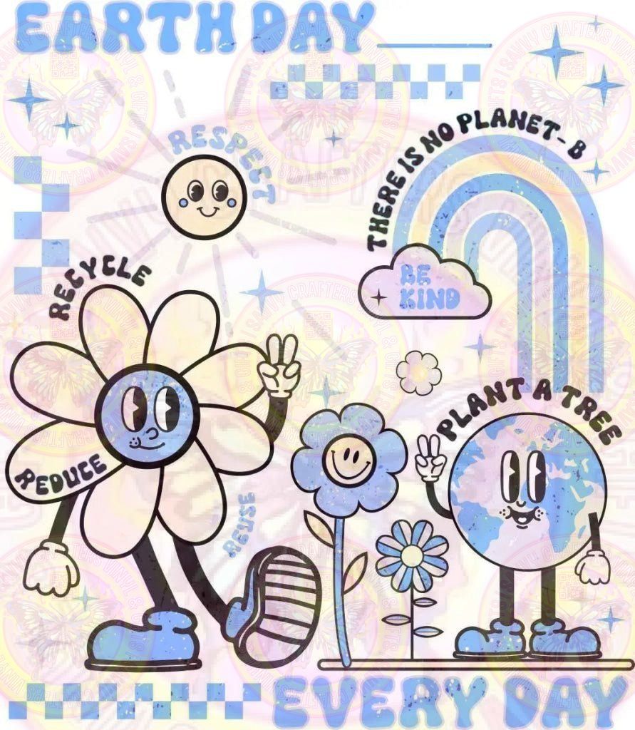 Earth Positive Blue with Pocket DTF - Savvy Crafters Vinyl & Gifts