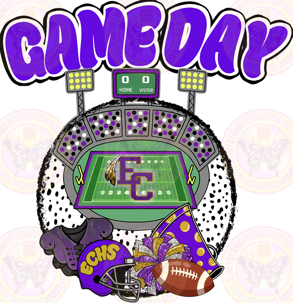 East Coweta Game Day Stadium - Savvy Crafters Vinyl & Gifts