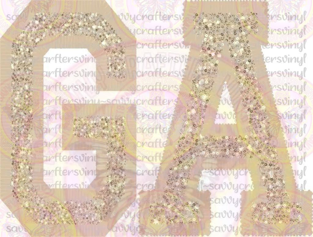Embroidery GA Faux Sequin Pearl Cream - Savvy Crafters Vinyl & Gifts