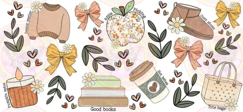 Fall Coquette Things to Love DTF Transfer - Savvy Crafters Vinyl & Gifts