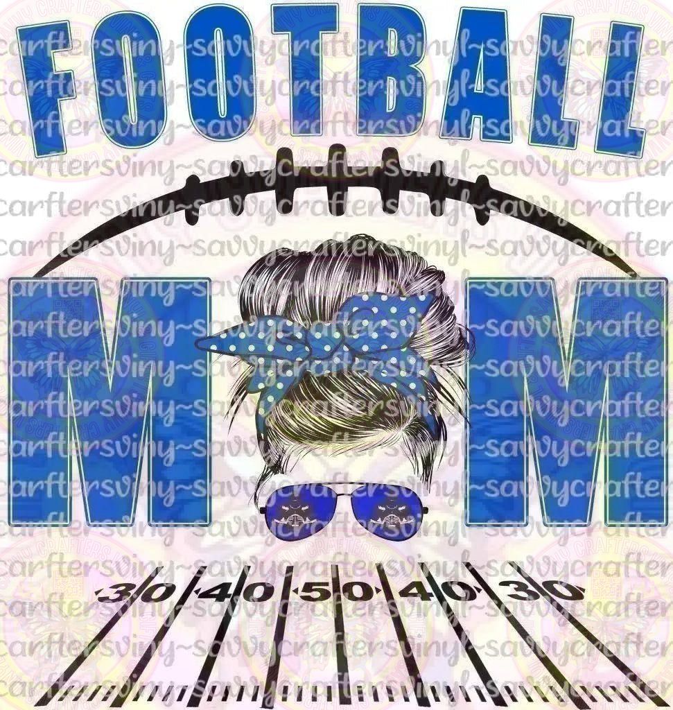 Football Mom Royal - Savvy Crafters Vinyl & Gifts
