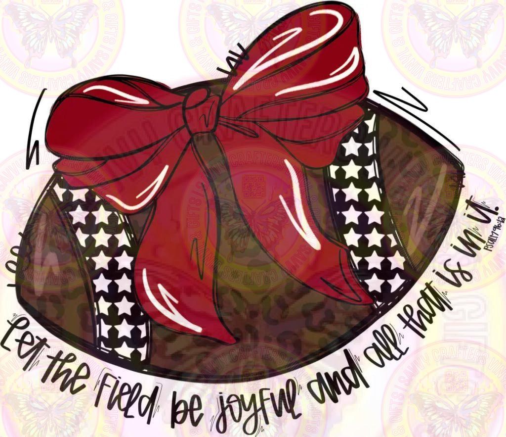 Gameday Hand Drawn Football DTF Transfer Sublimation - Savvy Crafters Vinyl & Gifts