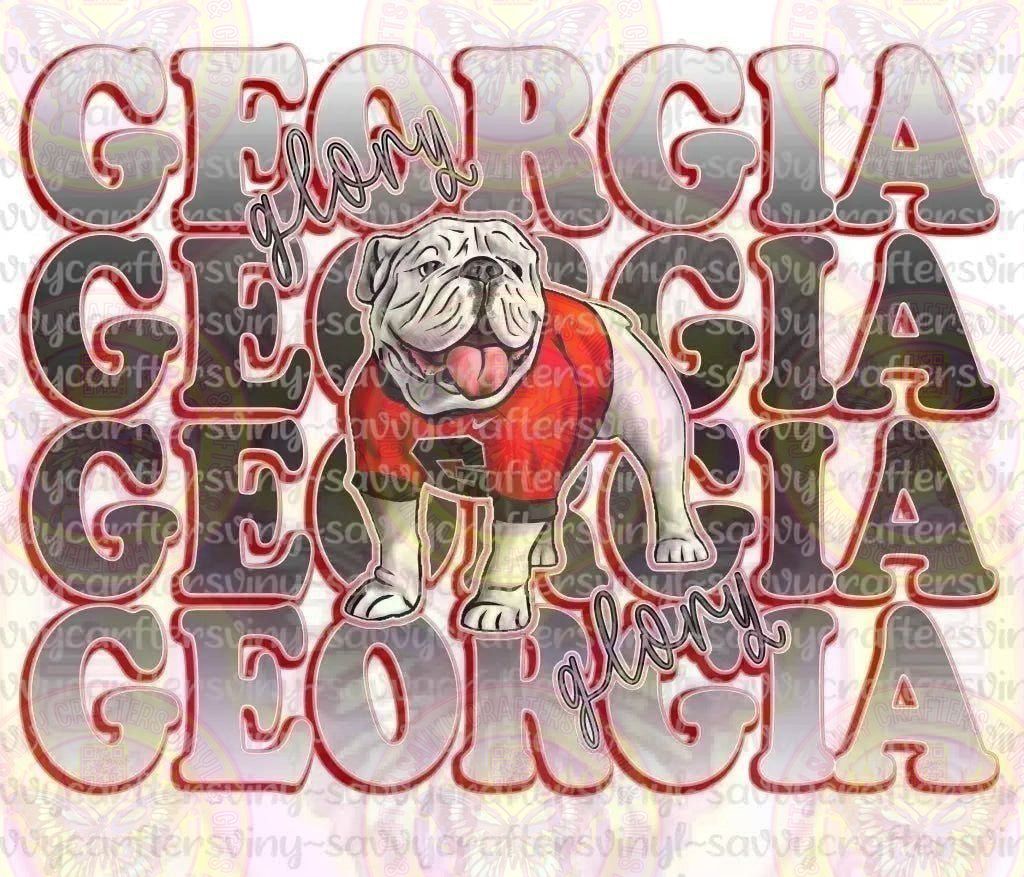 Georgia Glory - Savvy Crafters Vinyl & Gifts