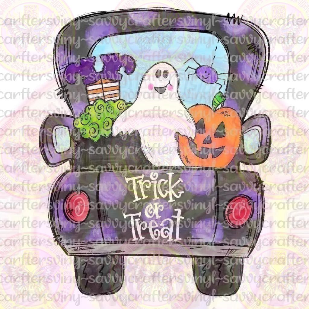 Ghostly Halloween Ride - Savvy Crafters Vinyl & Gifts