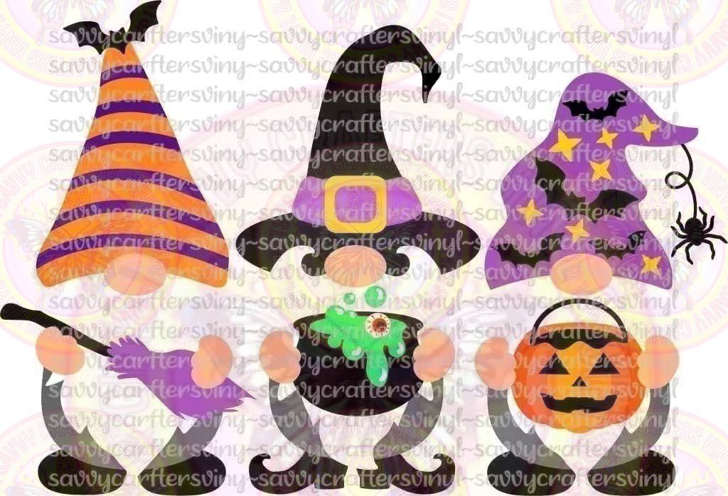 Gnomes Halloween - Savvy Crafters Vinyl & Gifts