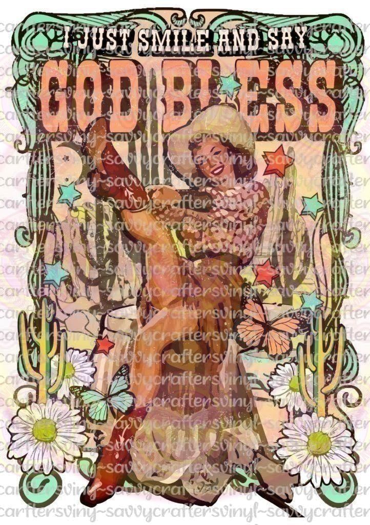 God Bless Cowgirl - Savvy Crafters Vinyl & Gifts
