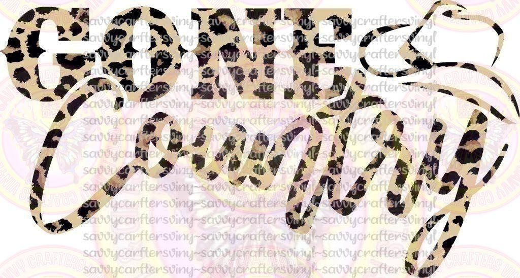 Gone Country Cheetah - Savvy Crafters Vinyl & Gifts