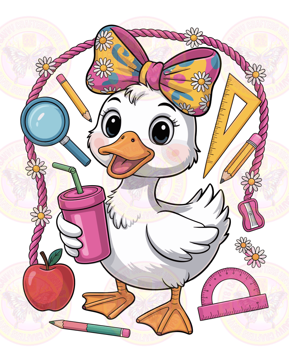 Goose back to School - Savvy Crafters Vinyl & Gifts