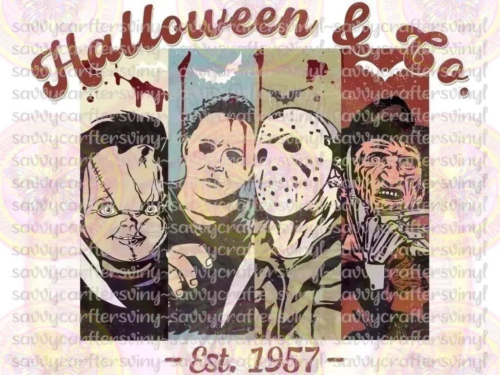 Halloween & Co. Est. 1957 Boys of Horror Retro - Savvy Crafters Vinyl & Gifts