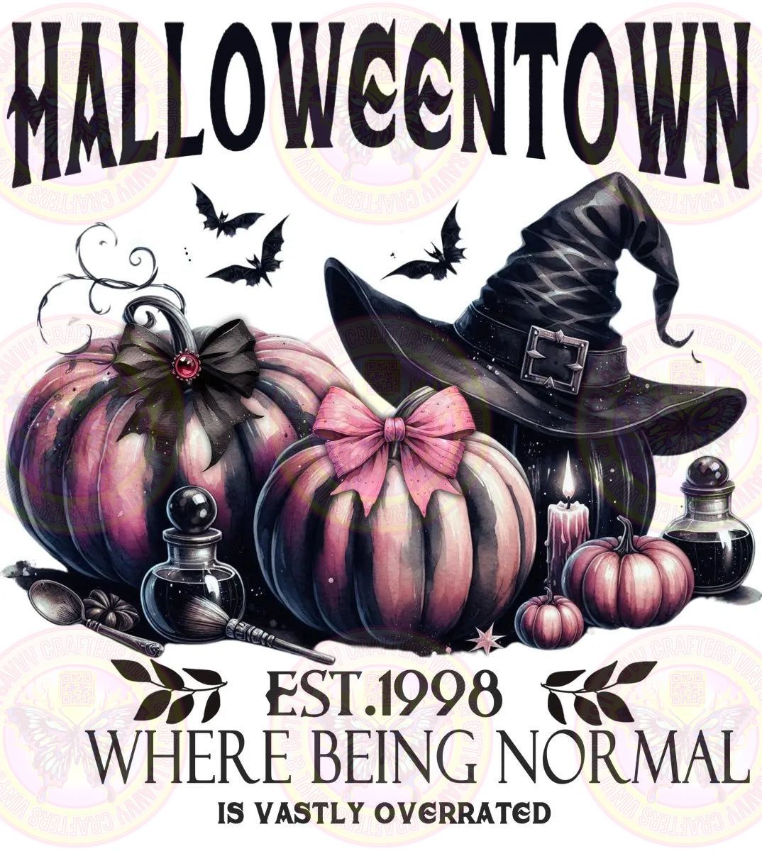 HalloweenTown Being Normal is Overrated - Savvy Crafters Vinyl & Gifts