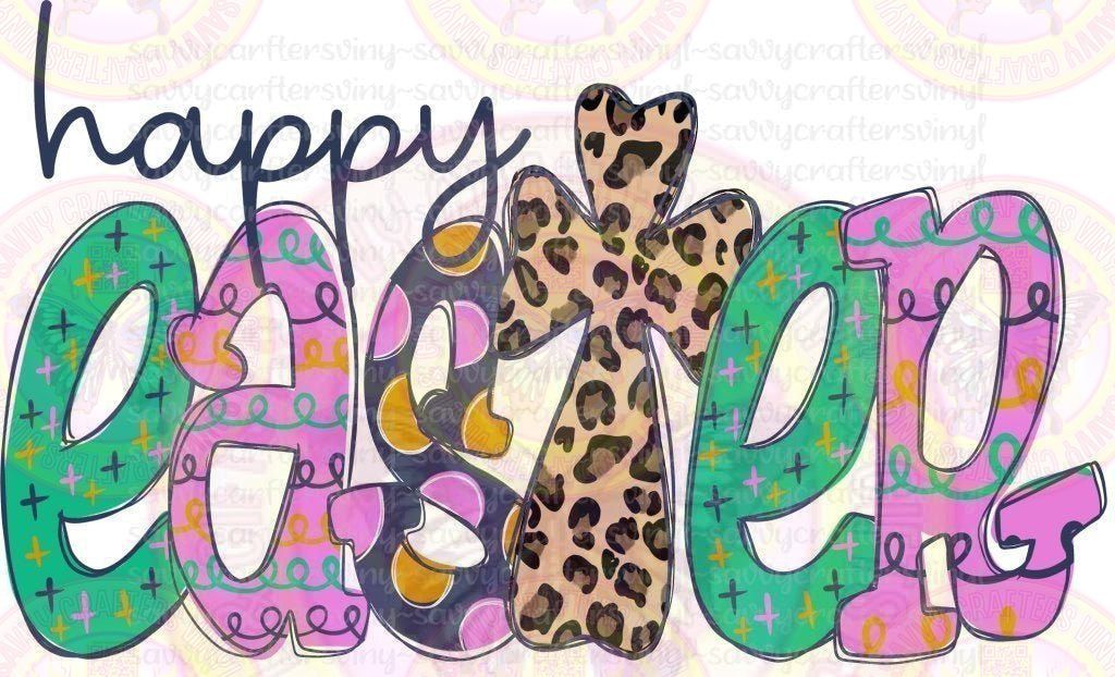 Happy Easter Mint & Lilac Easter - Savvy Crafters Vinyl & Gifts