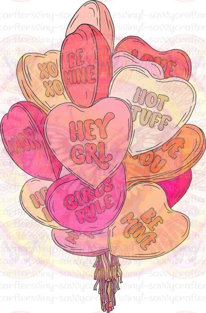 Hard Candy Balloons Valentines - Savvy Crafters Vinyl & Gifts