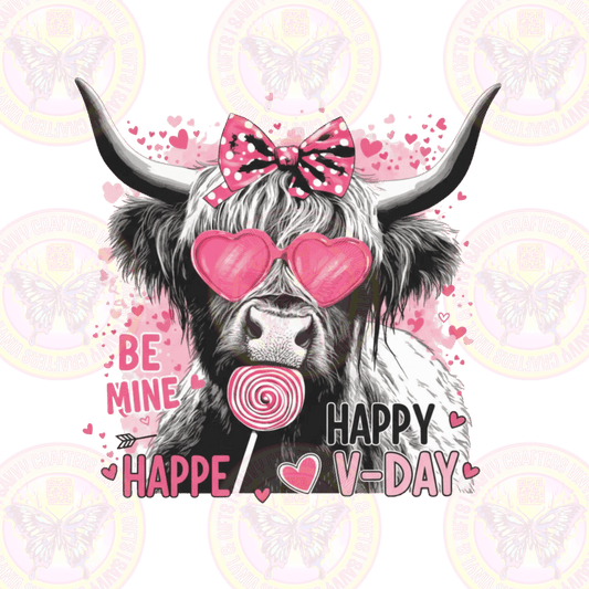 Highland Cow Sucker - Savvy Crafters Vinyl & Gifts