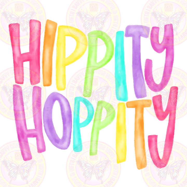 Hippity Hoppity Colorful easter Playful Font - Savvy Crafters Vinyl & Gifts