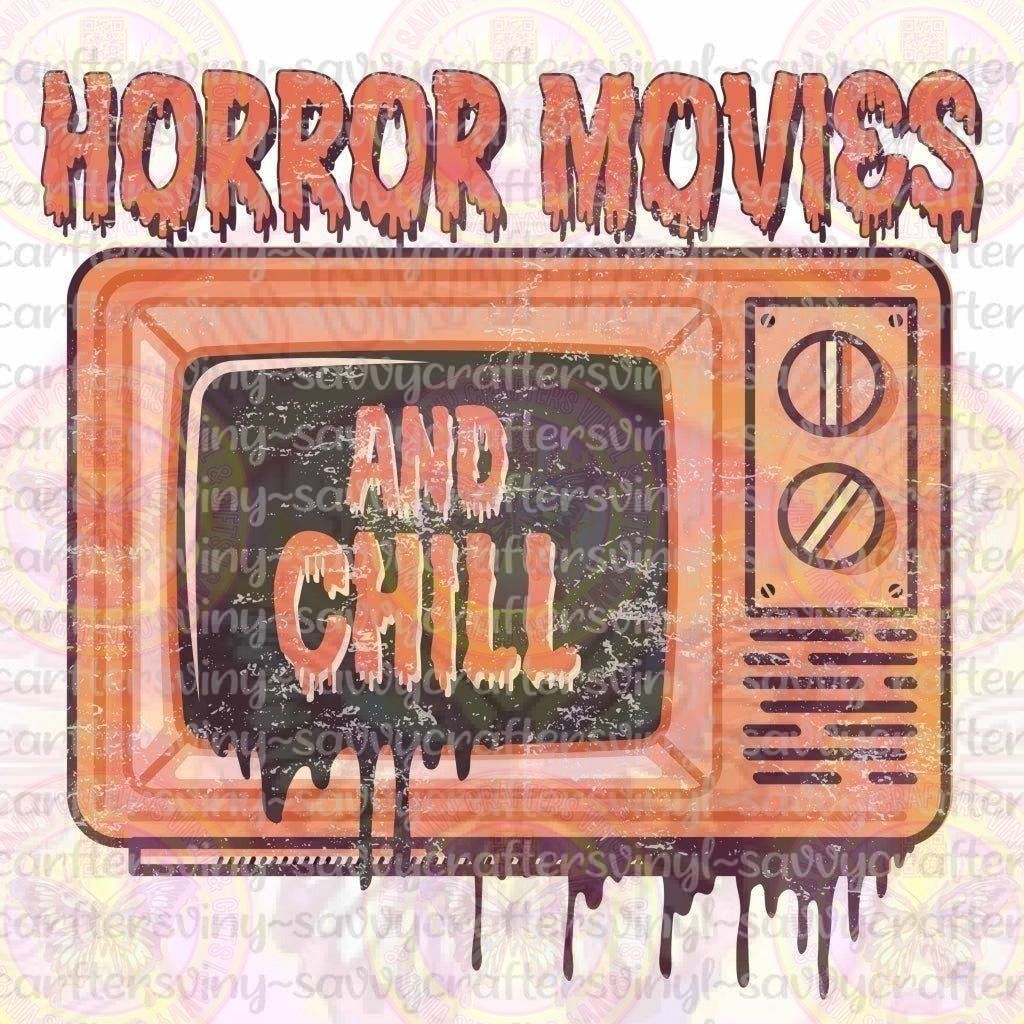 Horror Movies and Chill Retro TV - Savvy Crafters Vinyl & Gifts