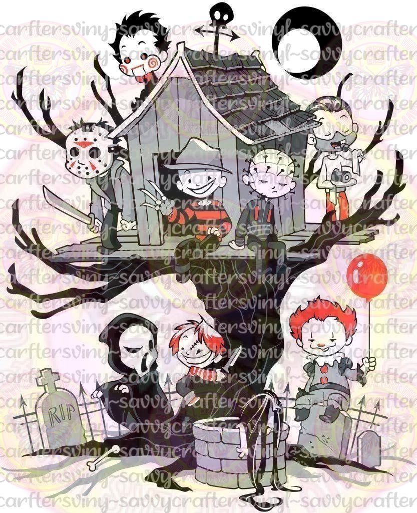 Horror Treehouse Villain's - Savvy Crafters Vinyl & Gifts