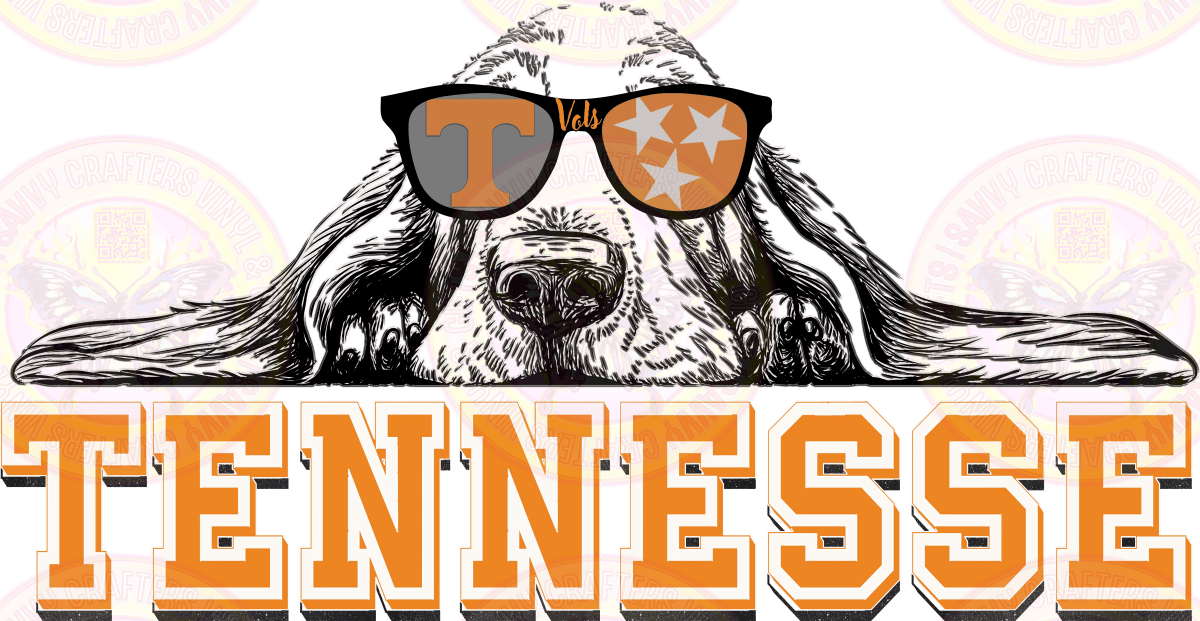 Hound Dog Tennessee Vols - Savvy Crafters Vinyl & Gifts