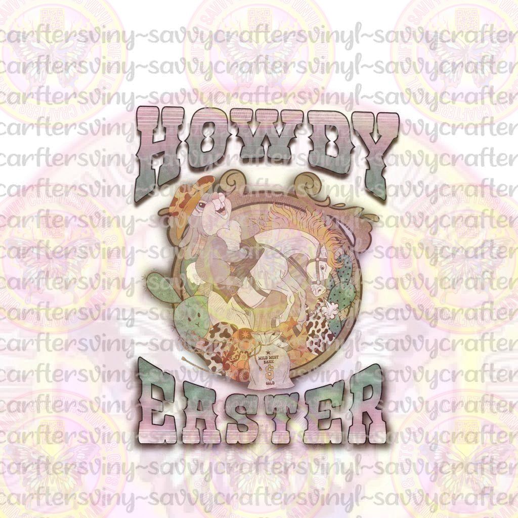 Howdy Easter Pastel - Savvy Crafters Vinyl & Gifts