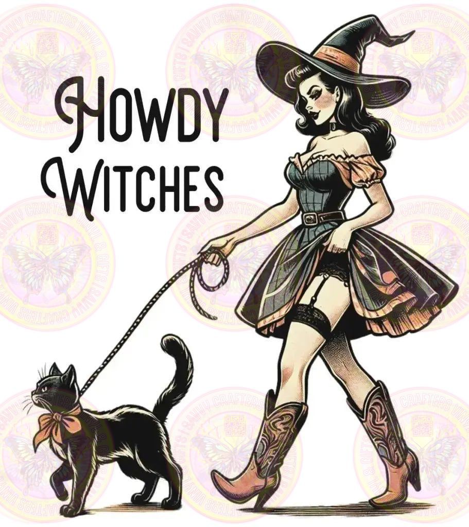Howdy Witches Western Girl - Savvy Crafters Vinyl & Gifts