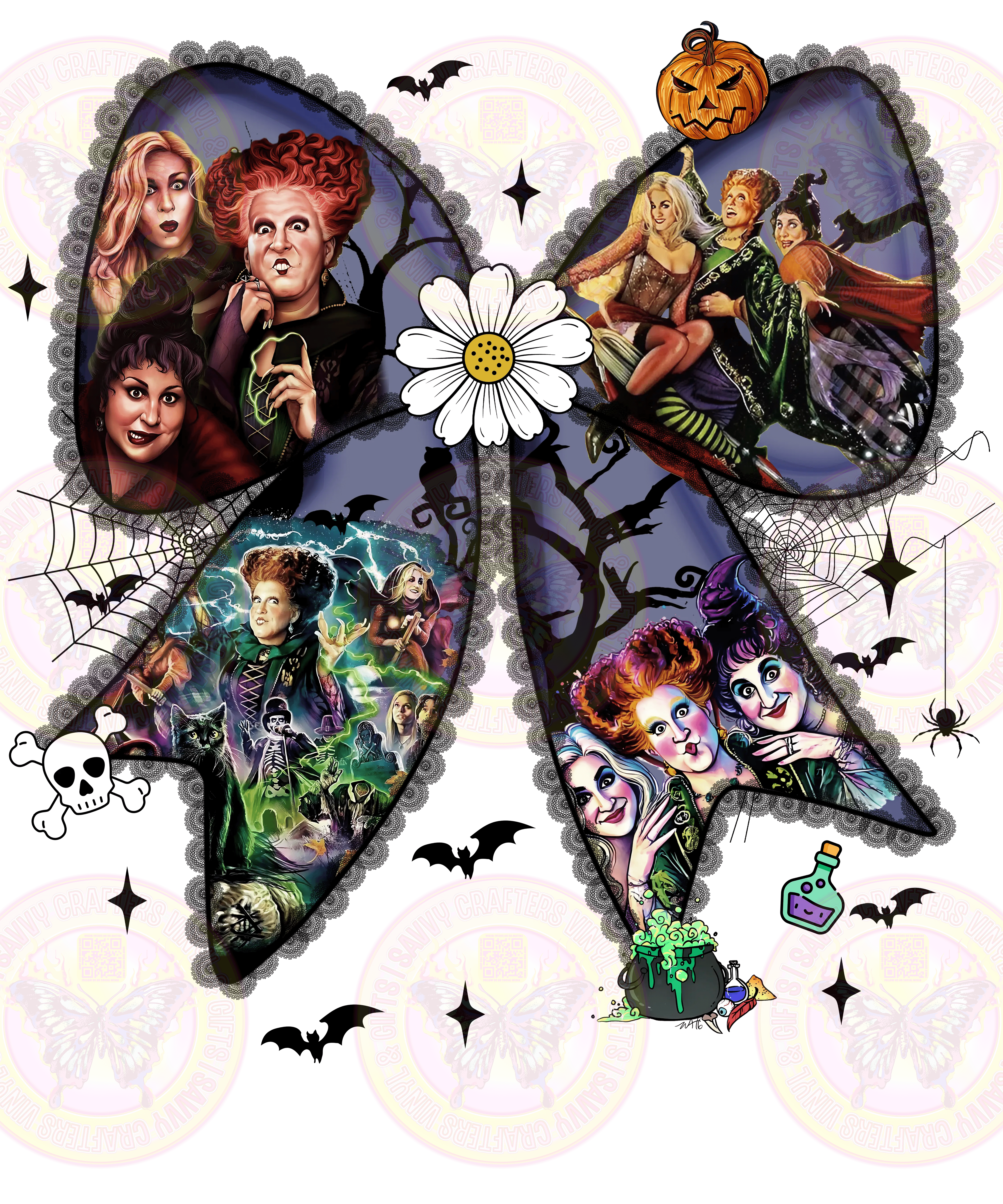 HP Coquette Lace Bow - Savvy Crafters Vinyl & Gifts