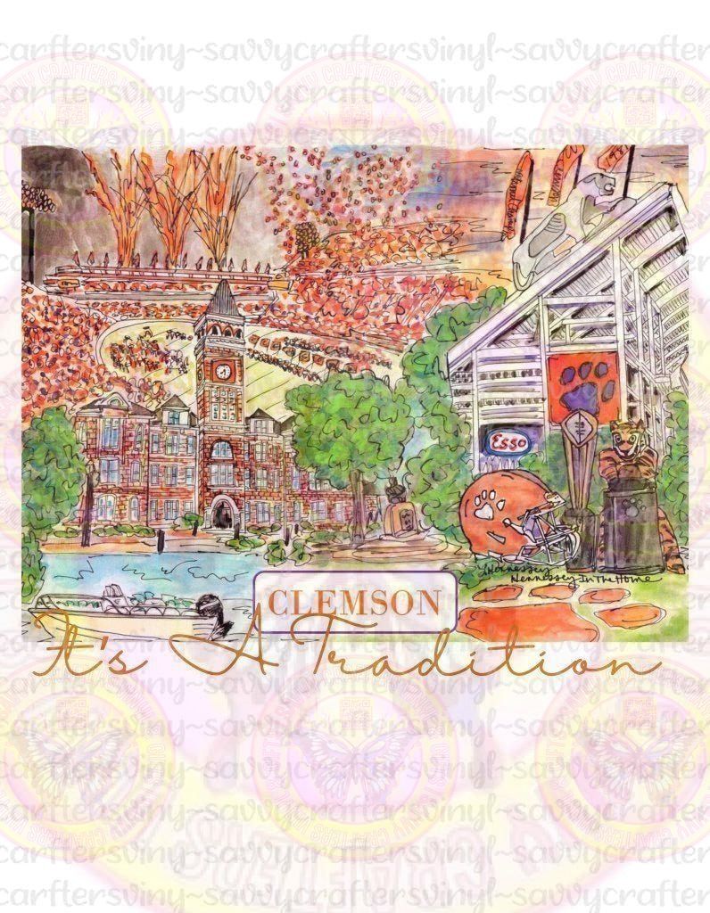 It's a Tradition Clemson - Savvy Crafters Vinyl & Gifts