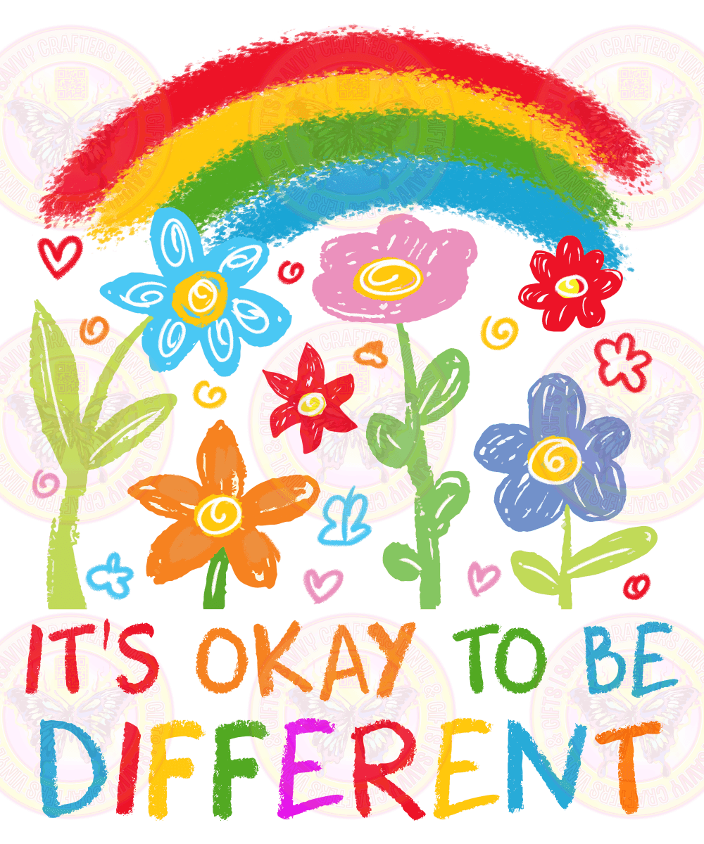 It's OK to be Different - Savvy Crafters Vinyl & Gifts