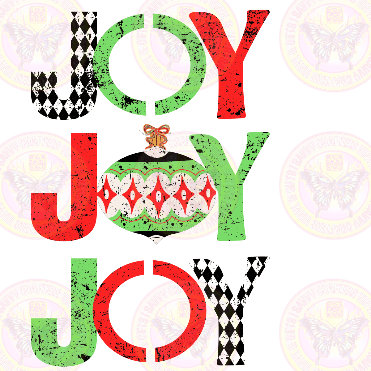 Joy Joy Joy - Savvy Crafters Vinyl & Gifts